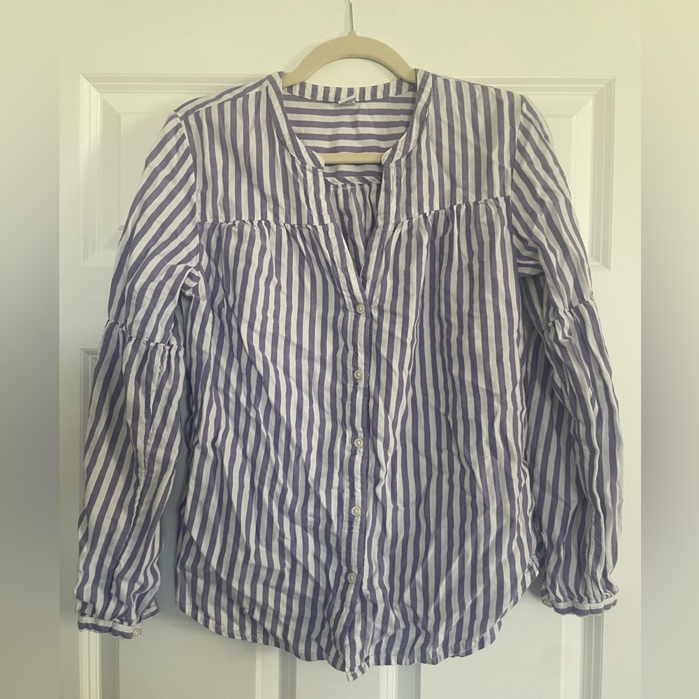 Old Navy Striped Button-Up Blouse